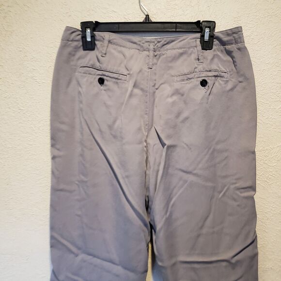 Sundance 100% Tencel Dark Gray Slanted Zip Fly Slacks Pants Size 10 - Picture 7 of 10